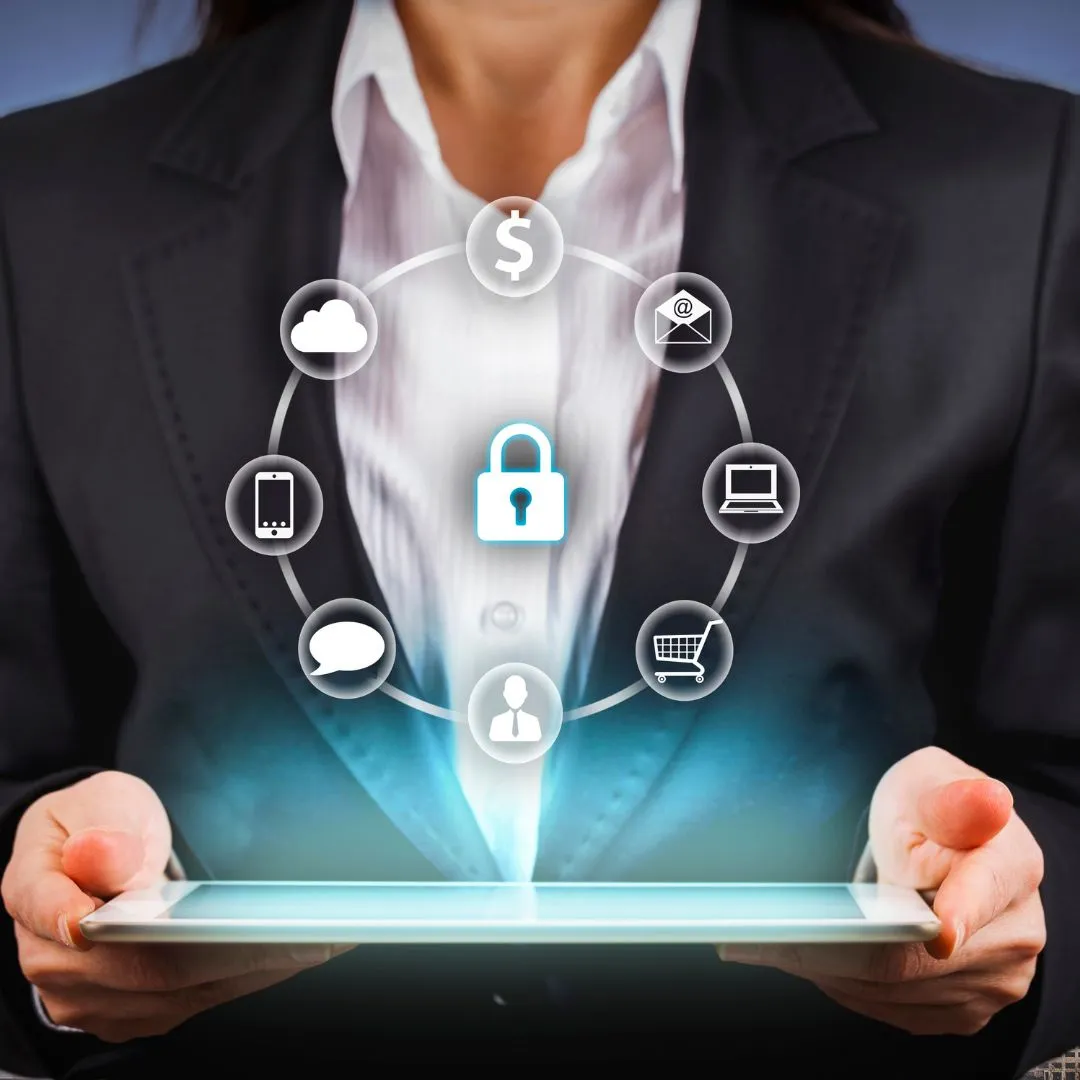Illustration of secure data protection